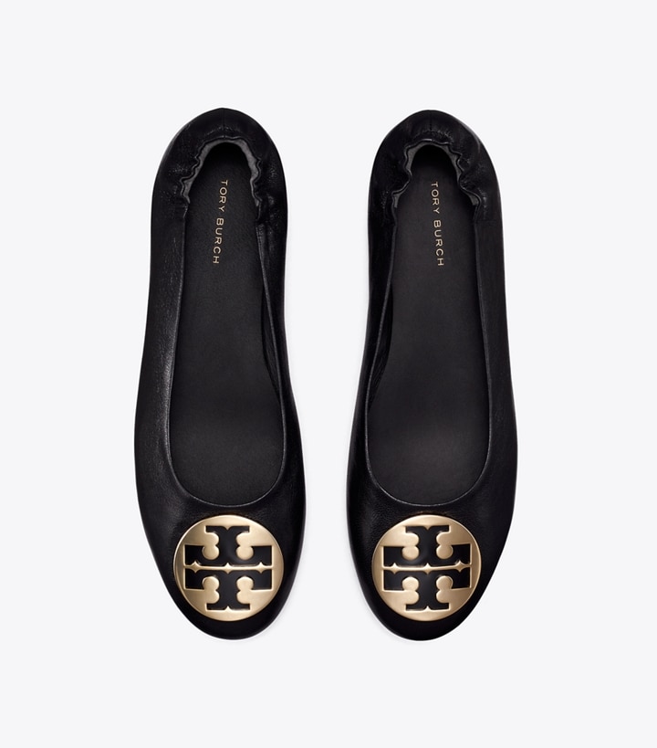 Black Tory Burch Claire Ballet Women's Flats | AU7893412