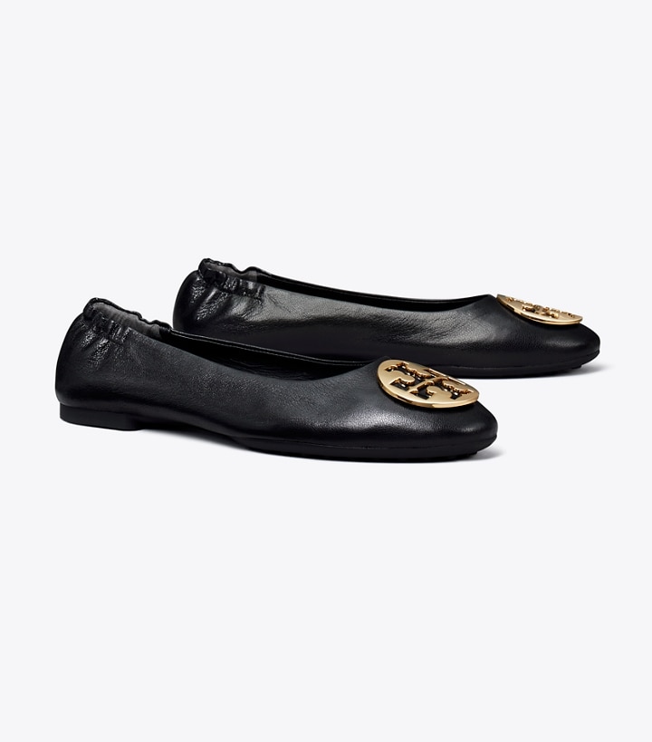 Black Tory Burch Claire Ballet Women\'s Flats | AU7893412