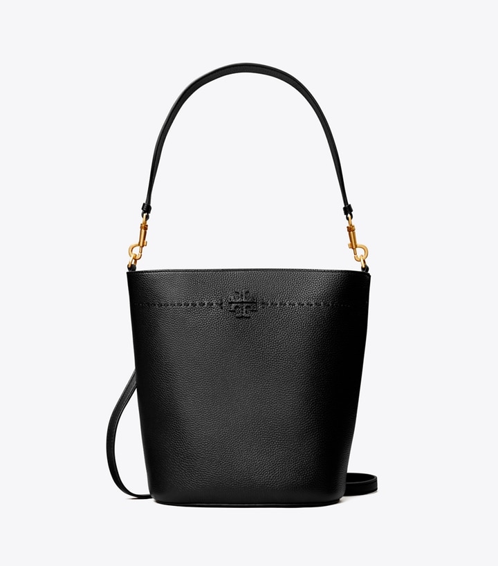 Black Tory Burch Mcgraw Women's Bucket Bags | AU3018762