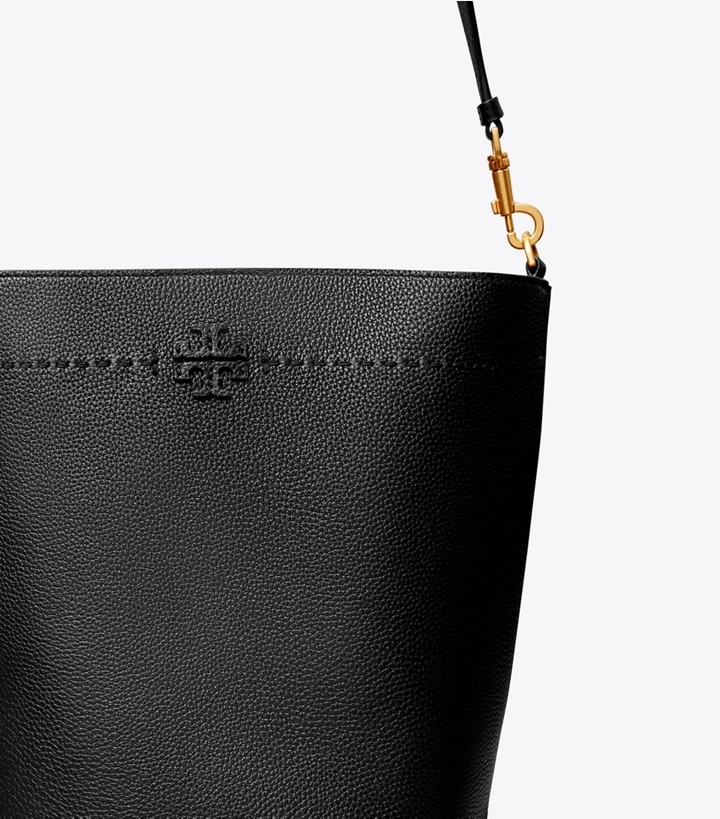 Black Tory Burch Mcgraw Women's Bucket Bags | AU3018762