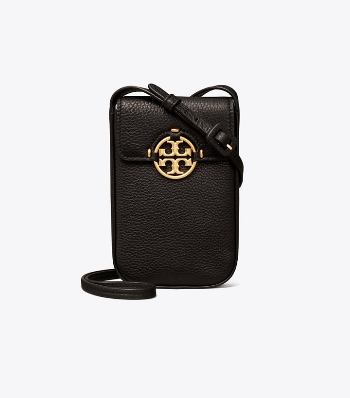 Black Tory Burch Miller Phone Crossbody Women's Mini Bags | AU2749615