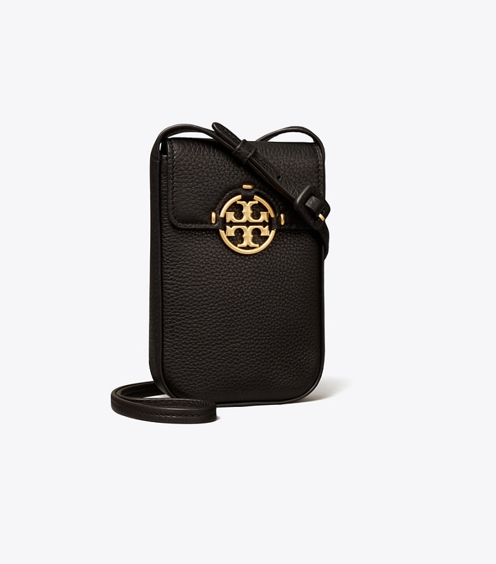 Black Tory Burch Miller Phone Crossbody Women\'s Mini Bags | AU2749615