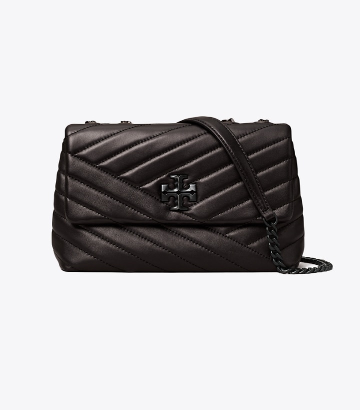 Black Tory Burch Small Kira Chevron Convertible Women's Shoulder Bags | AU1724085