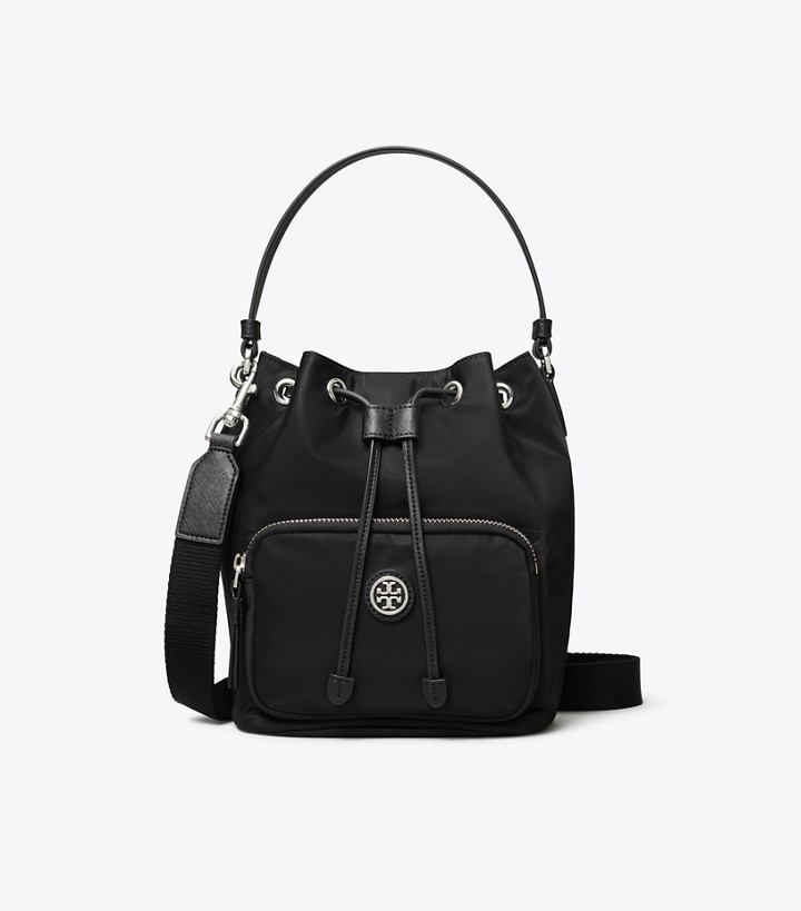 Black Tory Burch Virginia Women's Bucket Bags | AU6538470