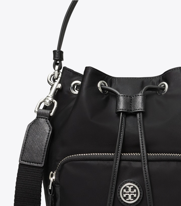 Black Tory Burch Virginia Women's Bucket Bags | AU6538470