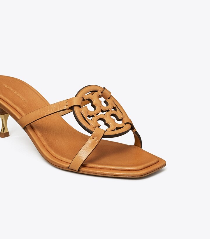 Caramel Corn Tory Burch Miller Bombé Low Heel Women's Sandals | AU5260349