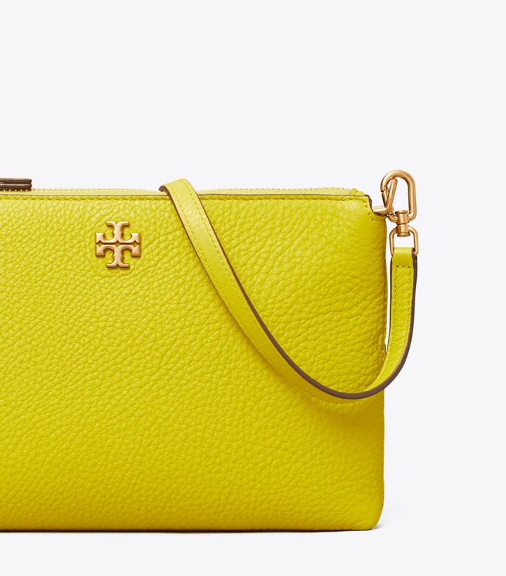 Island Chartreuse Tory Burch Mercer Pebbled Zip Women's Crossbody Bags | AU1685394