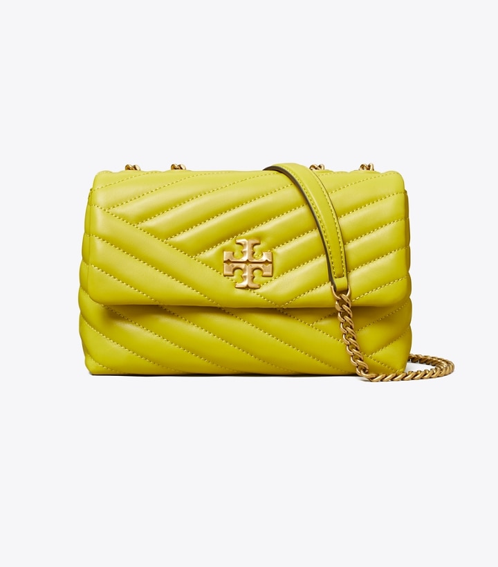 Island Chartreuse Tory Burch Small Kira Chevron Convertible Women's Shoulder Bags | AU2438150