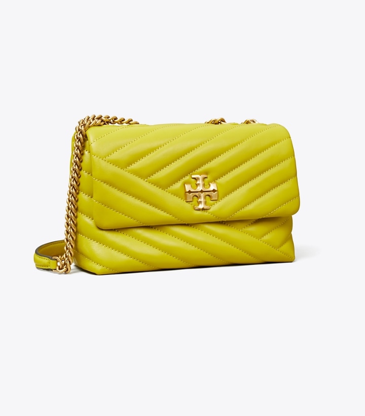 Island Chartreuse Tory Burch Small Kira Chevron Convertible Women\'s Shoulder Bags | AU2438150