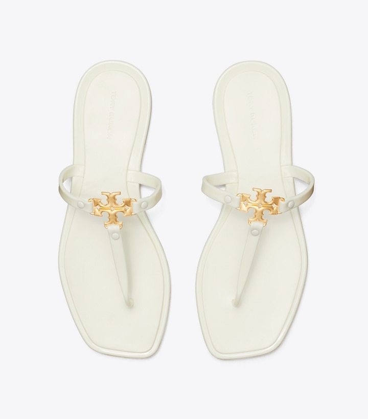 Ivory Gold Tory Burch Roxanne Jelly Women's Sandals | AU4231589