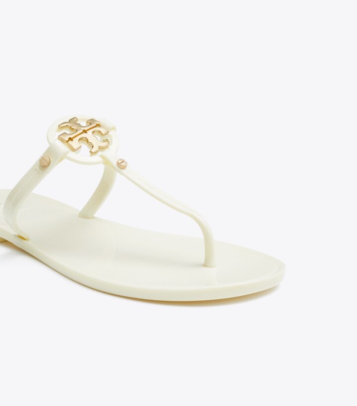 Ivory Tory Burch Mini Miller Jelly Thong Women's Sandals | AU3152047