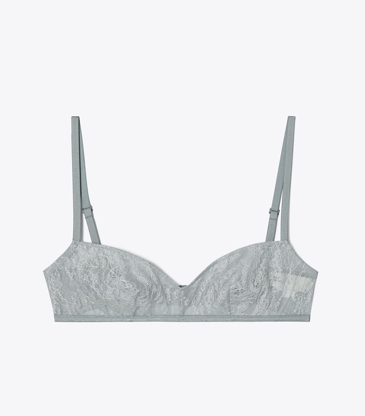 Lunar Gray Tory Burch Chantilly Lace Bra Women\'s Tops | AU7401895