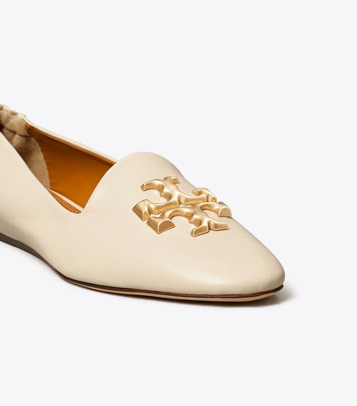 New Cream Tory Burch Eleanor Women's Loafers | AU4870935