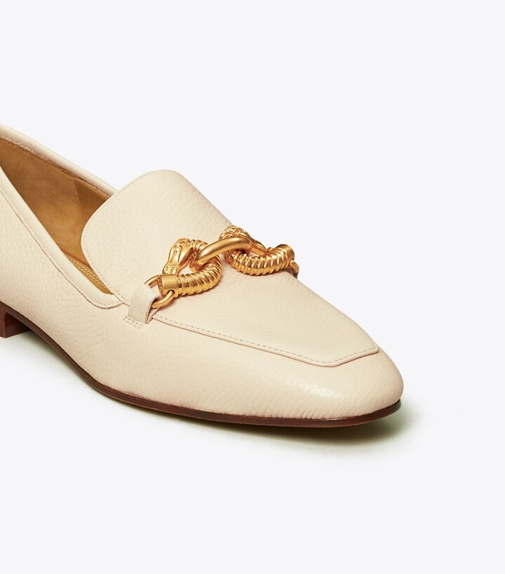 New Cream Tory Burch Jessa Women's Loafers | AU7924853