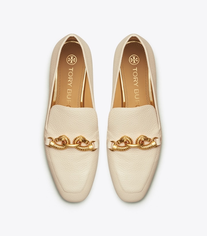 New Cream Tory Burch Jessa Women's Loafers | AU7924853