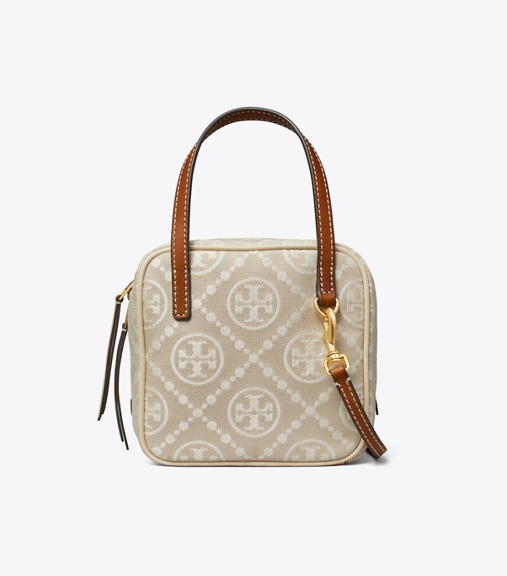 New Ivory Tory Burch T Monogram Jacquard Cube Women's Crossbody Bags | AU9460138