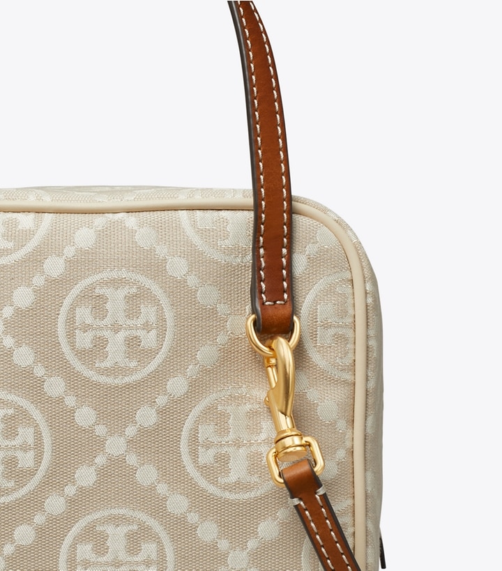 New Ivory Tory Burch T Monogram Jacquard Cube Women's Crossbody Bags | AU9460138