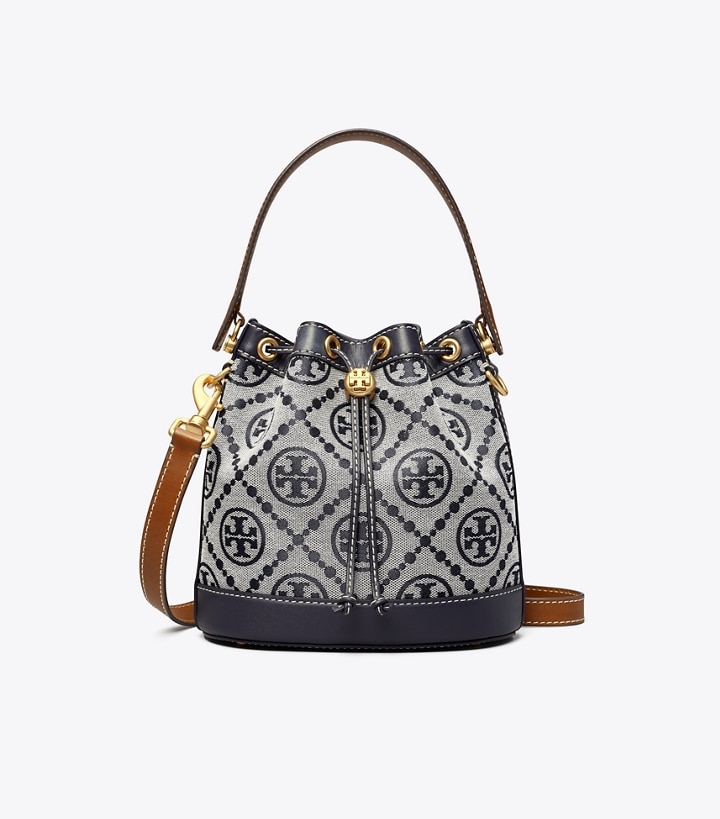 Tory Navy Tory Burch T Monogram Women's Bucket Bags | AU3267451