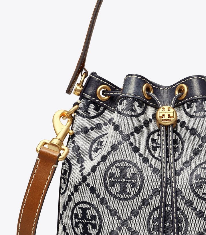 Tory Navy Tory Burch T Monogram Women's Bucket Bags | AU3267451