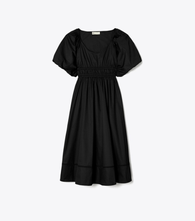 Black Tory Burch Scoop-neck Women's Dress | AU7492358