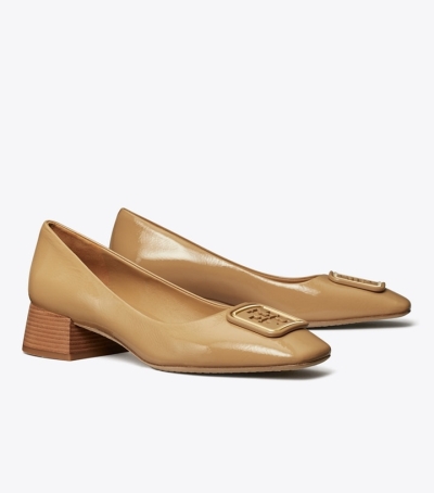 Ginger Shortbread Tory Burch Georgia Pump Women's Heels | AU9156482