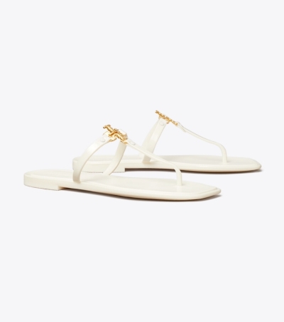 Ivory Gold Tory Burch Roxanne Jelly Women's Sandals | AU4231589