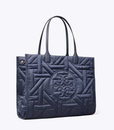 Royal Navy Tory Burch Ella Basketweave Women's Tote Bags | AU8579401