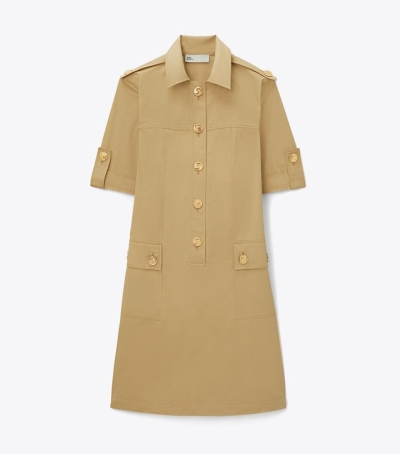 Safari Sand Tory Burch Camp Women's Dresses | AU3682059