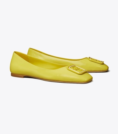 Zesty Lime Tory Burch Georgia Women's Ballets | AU1456207